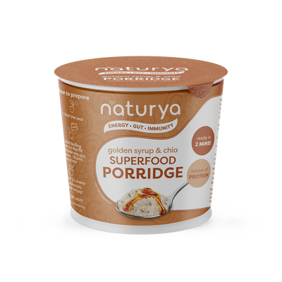 Golden Syrup & Chia Superfood Porridge Pot