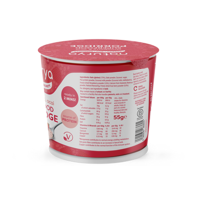 Strawberry & Acai Superfood Porridge Pot
