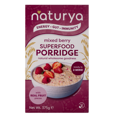 Mixed Berry Superfood Porridge