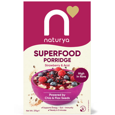 Strawberry & Acai Superfood Porridge
